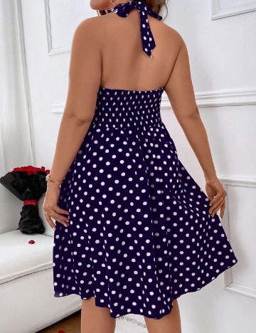 Rochie medie SHEIN CURVE, bleumarin