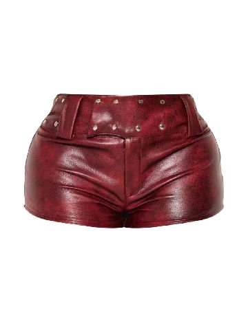 Pantaloni scurti PRETTYLITTLETHING, visiniu