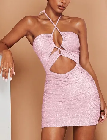 Rochie scurta SHEIN, roz