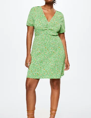 Rochie scurta Mango Violeta, verde