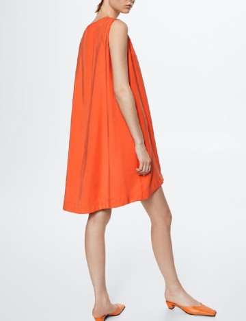 Rochie scurta Mango, portocaliu