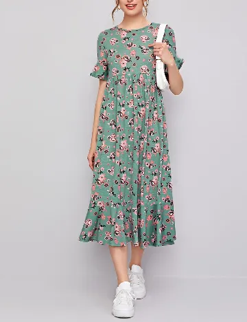 Rochie medie SHEIN, verde