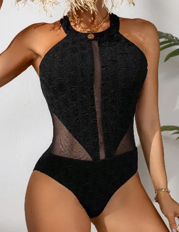 Costum de baie SHEIN, negru
