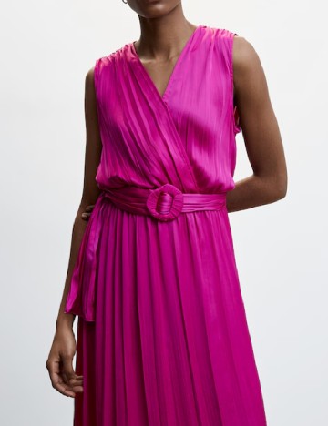 Rochie lunga Mango, roz