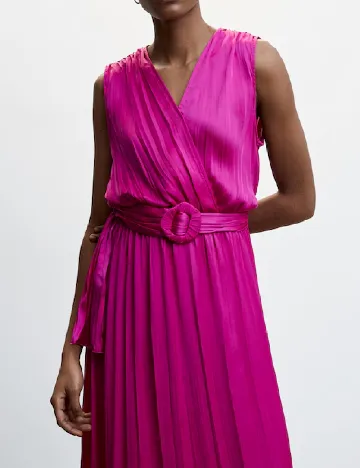 Rochie lunga Mango, roz