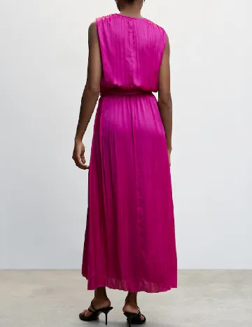 Rochie lunga Mango, roz