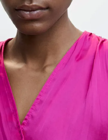 Rochie lunga Mango, roz