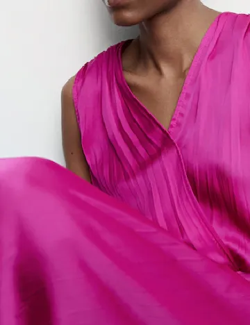 Rochie lunga Mango, roz