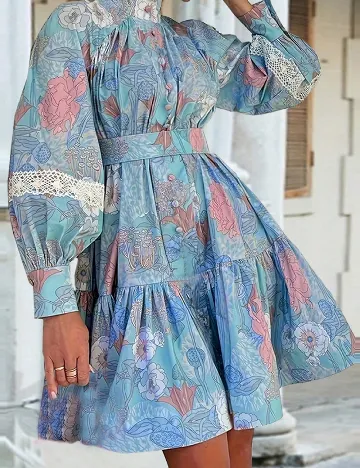 Rochie scurta SHEIN, albastru