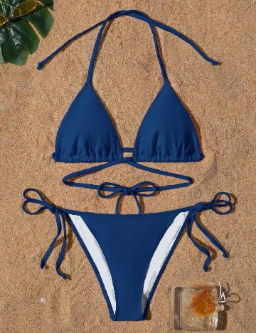 Costum de baie SHEIN, albastru
