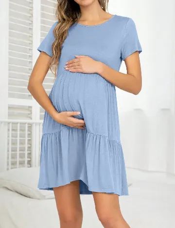 Rochie scurta SHEIN Maternity, albastru