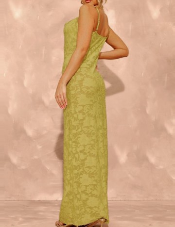 Rochie lunga PRETTYLITTLETHING, verde