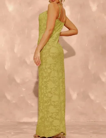 Rochie lunga PRETTYLITTLETHING, verde