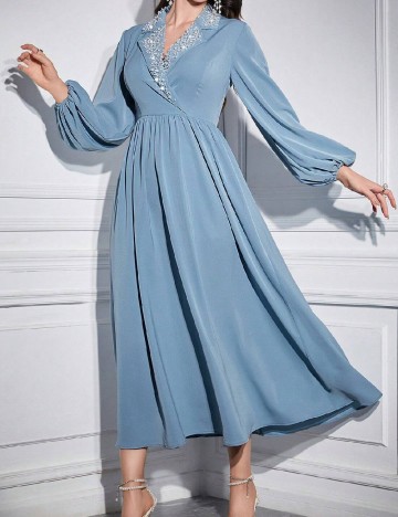 Rochie lunga SHEIN, albastru