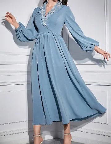 Rochie lunga SHEIN, albastru