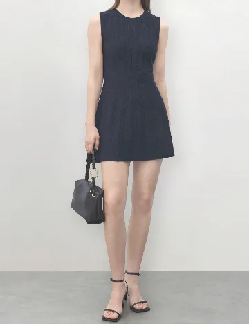 Rochie scurta SHEIN, bleumarin