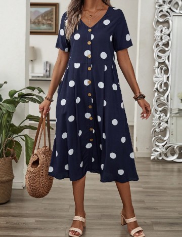 Rochie medie SHEIN, albastru