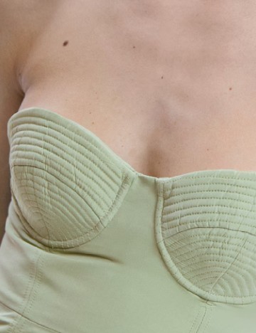 Rochie medie Mango, verde