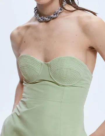 Rochie medie Mango, verde