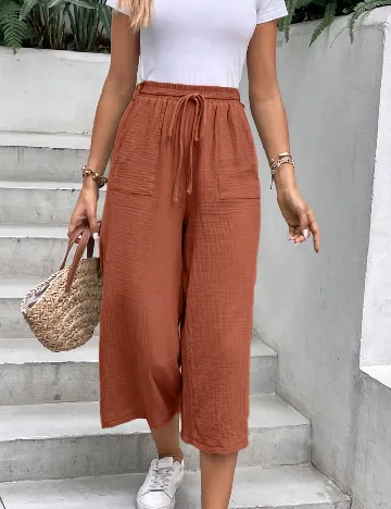 Pantaloni SHEIN, maro