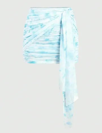 Fusta SHEIN, bleu