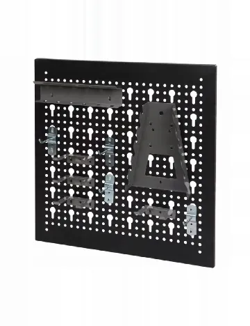 Tabla de perete pentru scule ACTION, negru Negru