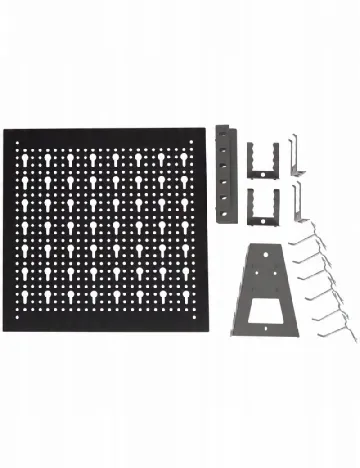 Tabla de perete pentru scule ACTION, negru Negru