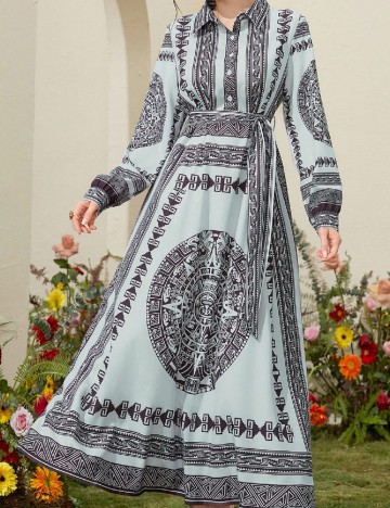 Rochie lunga SHEIN, albastru