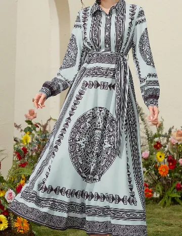 Rochie lunga SHEIN, albastru