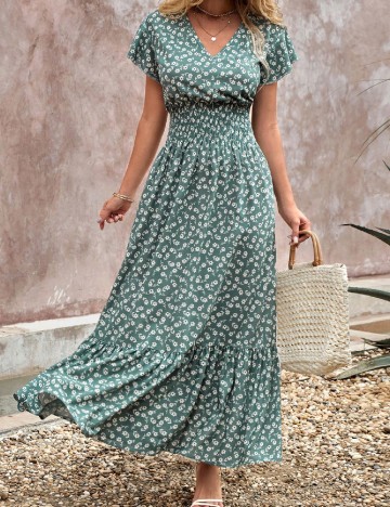 Rochie lunga SHEIN, verde