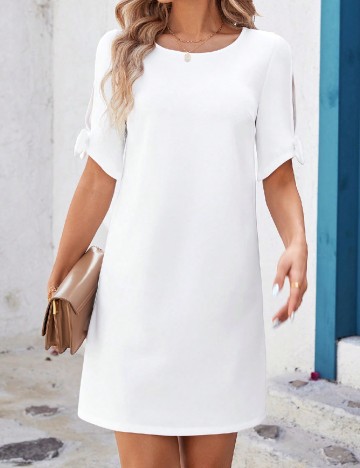 Rochie scurta SHEIN, alb