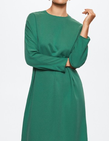Rochie medie Mango, verde