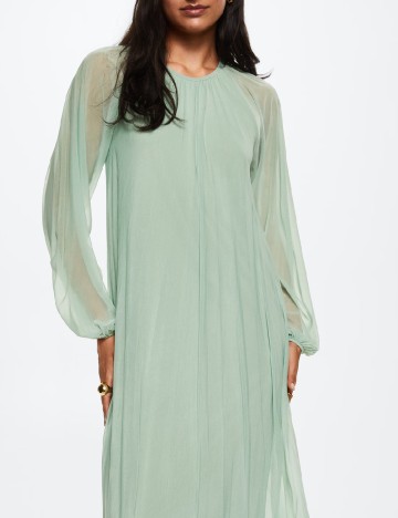 Rochie lunga Mango, verde