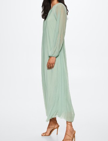 Rochie lunga Mango, verde