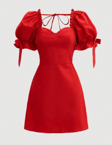 Rochie scurta SHEIN, rosu