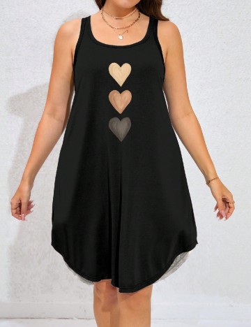 Rochie scurta SHEIN CURVE, negru