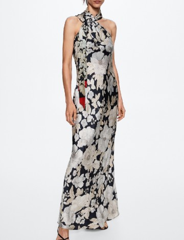 Rochie lunga Mango, floral print