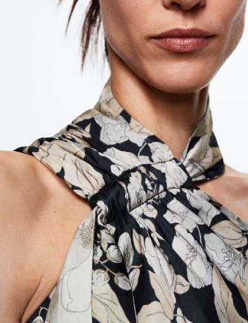 Rochie lunga Mango, floral print