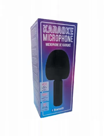 Microfon karaoke Bluetooth Dayes, negru