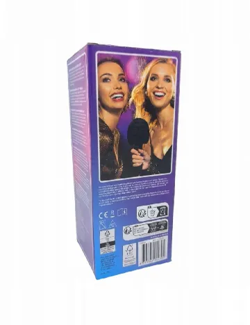 Microfon karaoke Bluetooth Dayes, negru