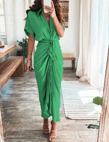 Rochie lunga SHEIN, verde