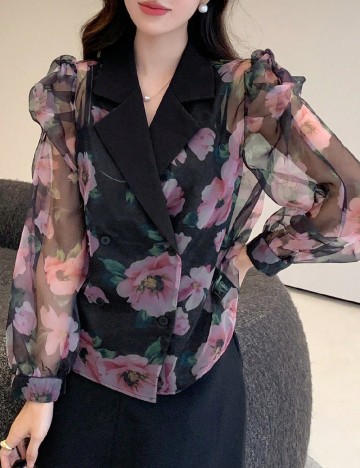 Camasa Dazy, floral print