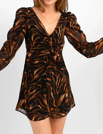Rochie scurta Top Shop, animal print