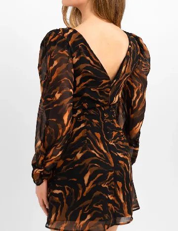 Rochie scurta Top Shop, animal print