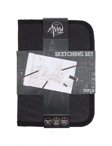 Set pentru schite Creative Artist, negru Negru