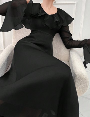 Rochie lunga SHEIN, negru