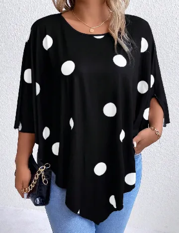 Bluza SHEIN CURVE, negru