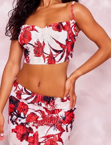 Top PRETTYLITTLETHING, floral print
