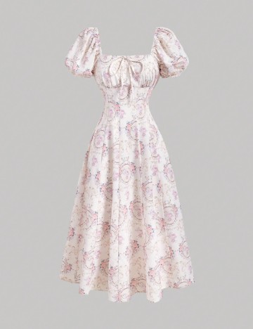 Rochie lunga SHEIN, crem