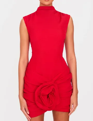 Rochie scurta PRETTYLITTLETHING, rosu